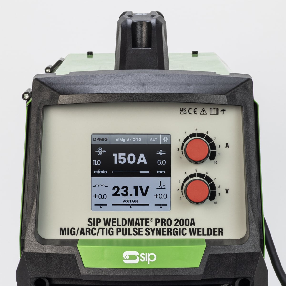 SIP WELDMATE® PRO 200A MIG/ARC/TIG Pulse Synergic Inverter Welder